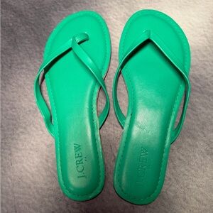 J. Crew Bright Teal Women's Flip Flop Sandals